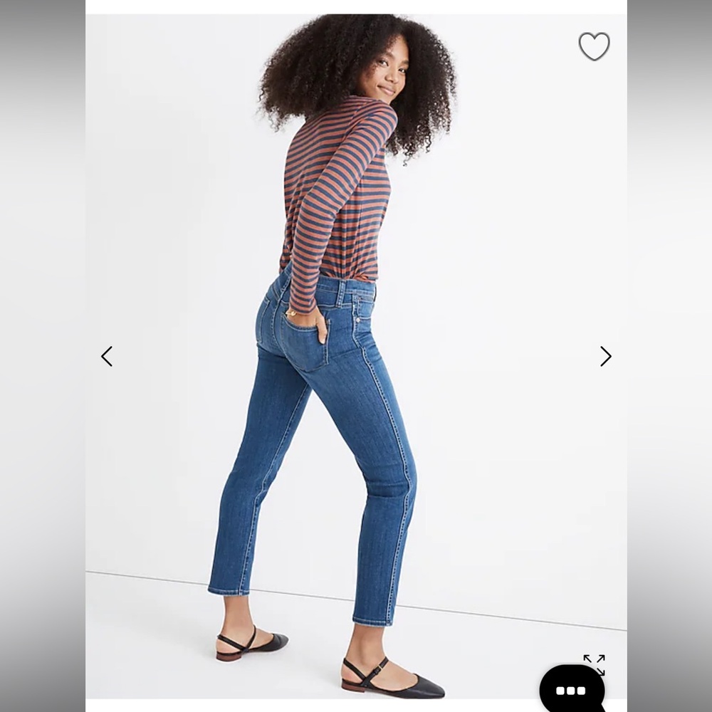 Madewell Mid-Rise Stovepipe Jeans in Leman Wash: TENCEL™ Denim Edition Size 25